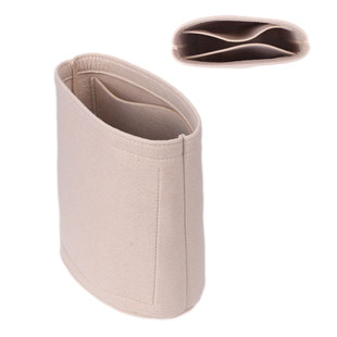 适用lv中古老花水桶内胆包棋盘格圆筒包中包撑大小号内衬袋轻拉链