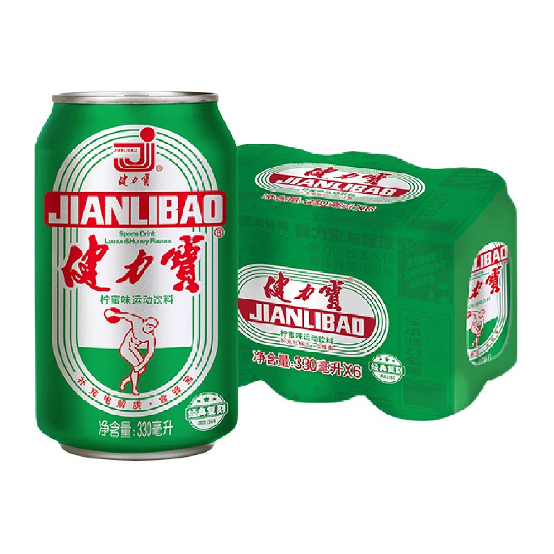 健力宝国潮柠蜜爽330ml*6罐
