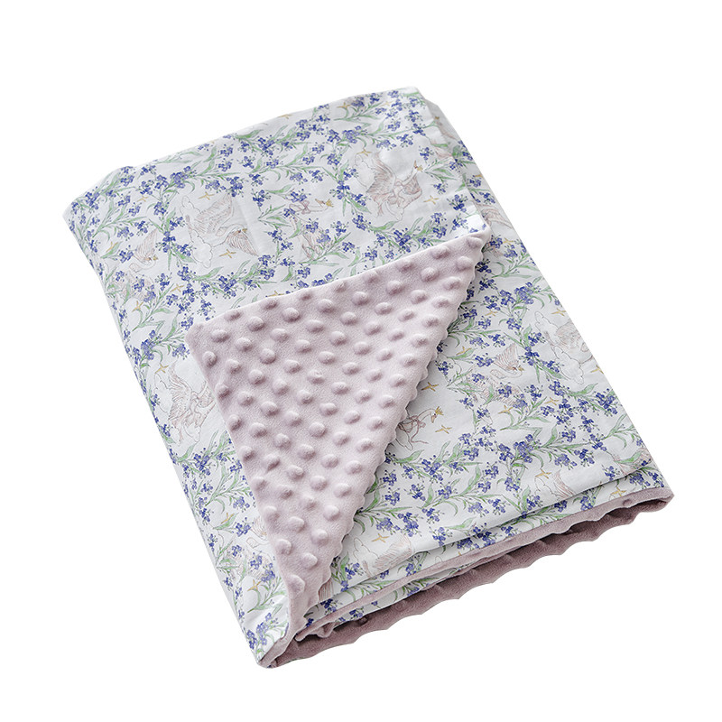 英氏A类婴幼儿全棉豆豆绒盖毯