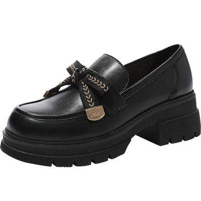 2023厚底小皮鞋ZHR英伦