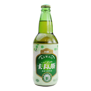 新疆升旗卡瓦斯500ml*6瓶 蜂蜜格瓦斯整箱包邮大瓶装特产碳酸饮料