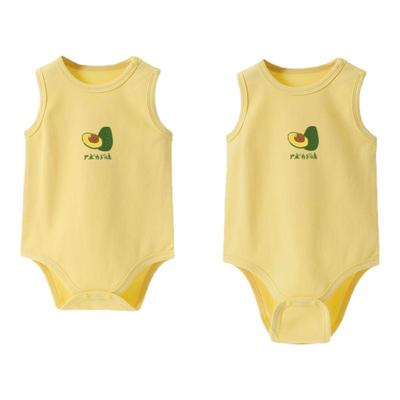 纯棉100%打底宝宝背心包屁衣a类