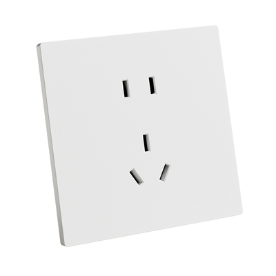 塑包钢肤感白开关阻燃坚固耐用