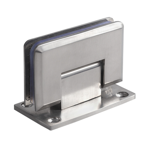 304不锈钢淋浴房合页浴室玻璃门铰链卫生间隔断五金配件平开门胶