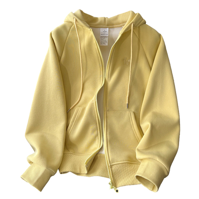 蓄热保暖~加厚加绒连帽卫衣外套