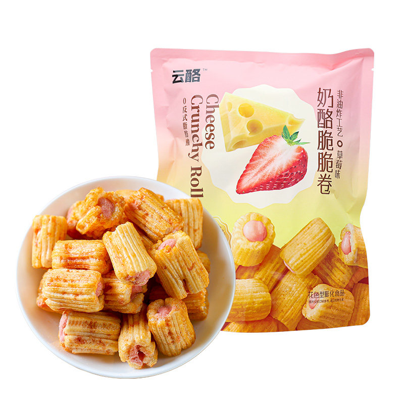 云酪奶酪脆脆卷原味/草莓/蓝莓味