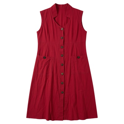 2022时尚夏季女装V领连衣裙