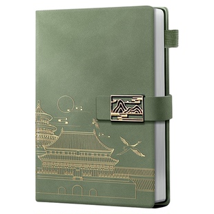 顺丰包邮国潮故宫文创笔记本礼盒套装定制本子笔U盘可印logo中国风记事本套装订做学校送老师学生纪念伴手礼