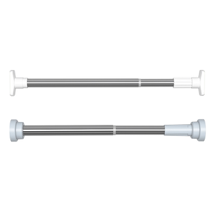 免打孔伸缩毛巾架浴室晾衣架挂衣撑杆卧室衣柜杆不锈钢简易置物架