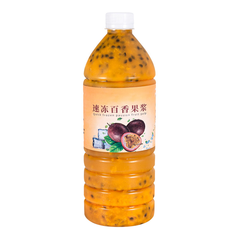 爆皮七黄金百香果原浆冷冻原浆