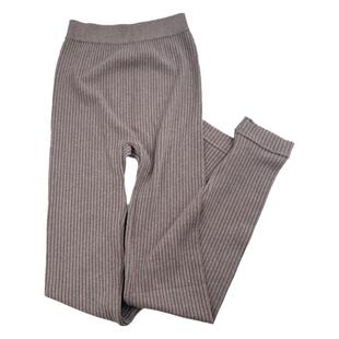 妇人自发热秋裤打底裤螺纹高弹力中腰不起球东洋纺保暖衬裤内衣