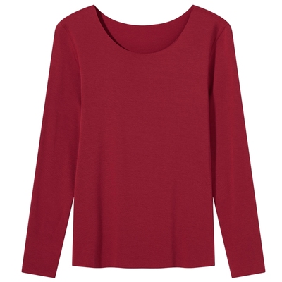 25年冬女士舒暖薄绒圆领打底衣