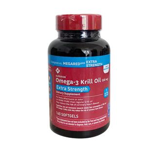 美国直邮MEMBER'S MARK深海磷虾油软胶囊健身160粒omega3进口代购