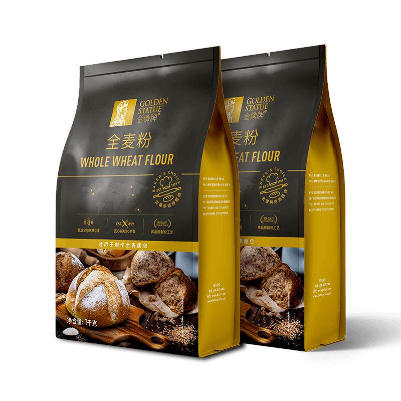 金像牌全麦面粉含麦麸粗粮