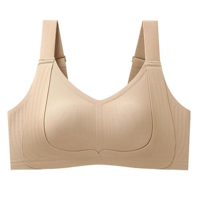 润微隐形粉底液内衣提拉防下垂收副乳大胸显小无痕内衣女薄款文胸