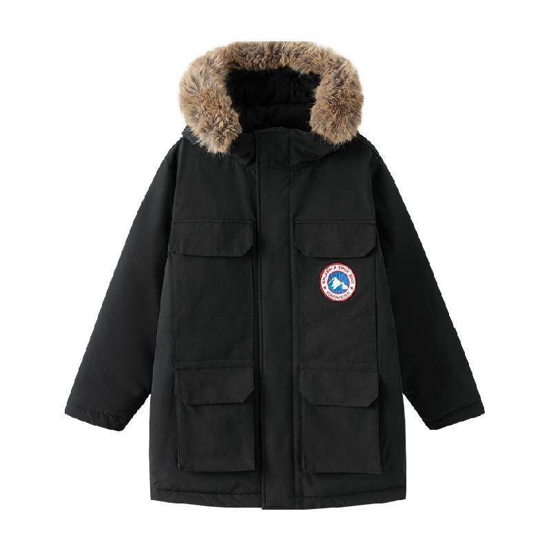 巴拉巴拉童装儿童羽绒服男童女童秋冬新中长款加厚保暖冬外套上衣