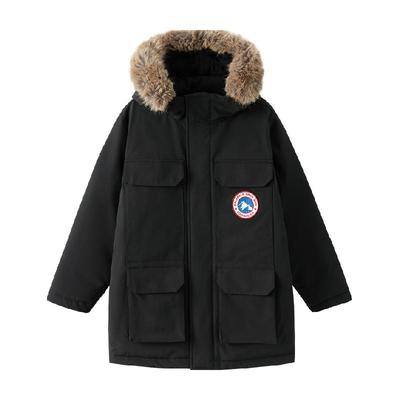 巴拉巴拉新款中长款冬外套童装