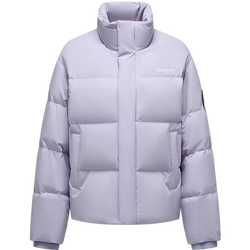 波司登新款女士短款立领羽绒服情侣同款时尚运动加厚保暖面包服