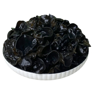 东北黑木耳干货天然林地种植非野生小碗耳纯黑色秋木耳肉厚头茬新