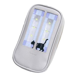 美卡瑞笔袋透明简约日系铅笔盒高中初中男孩子小学生多功能大容量文具盒女孩儿童冷门小众2025新款流行中学生