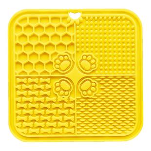 狗狗舔舔盘宠物防打翻猫咪舔食垫丰荣玩具硅胶吸盘垫猫狗通用用品