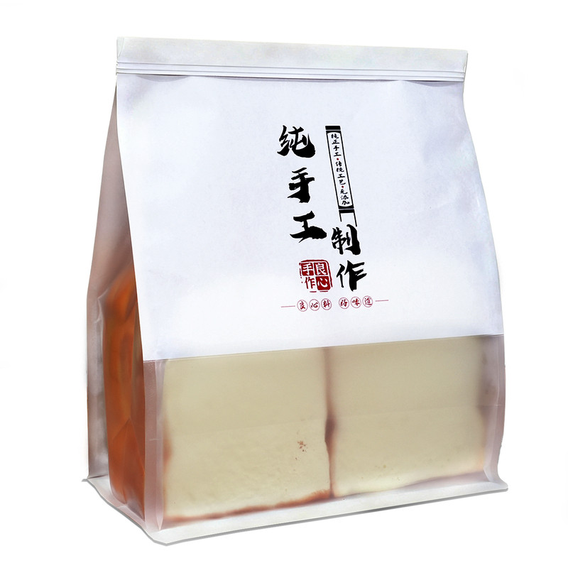 纯手工制作卷边铁丝密封自立袋子