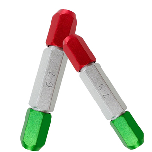 pin针规手柄铝合金精密量棒三色双头可调节塞规检具通止规夹持器