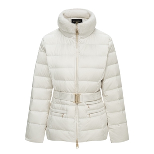 【远红外发热】Scofield女装鹅绒排骨羽绒服含桑蚕丝2025秋冬新品