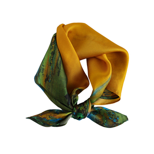 盈妹宋风雅韵丨真丝桑蚕丝小方巾丝巾文创礼物瑞鹤图丝绸中国风女