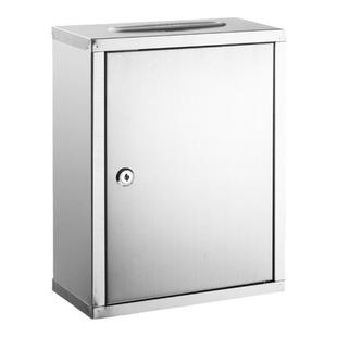 大号不锈钢信箱多功能意见建议箱爱心乐捐箱功德箱挂墙带锁投诉举报信箱免费贴字