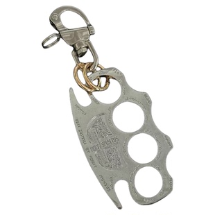 DFDG手作重磅金属指虎cleanfit腰间挂饰可手持防身双金环卸扣简约