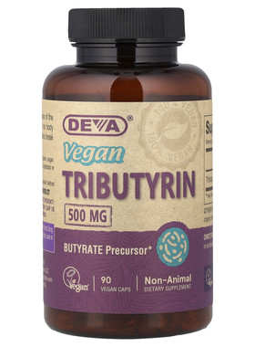 Deva Vegan Tributyrin全素三丁酸甘油酯素食胶囊肠胃健康