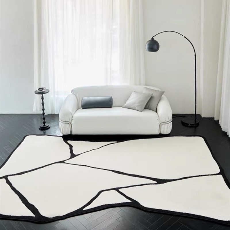 客厅地毯免洗可擦高级轻奢沙发茶几毯防水简约卧室床边毯家用地垫