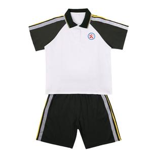 东莞华侨校服东莞市凤岗镇华侨中学校服夏季短袖上衣短裤长裤套装