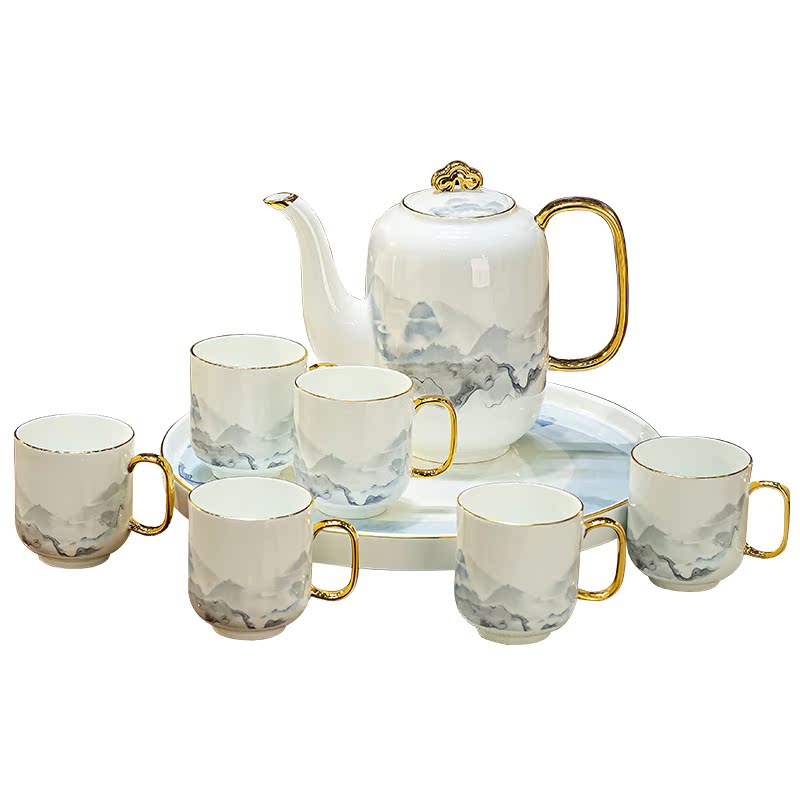 小清新高档茶具陶瓷茶具