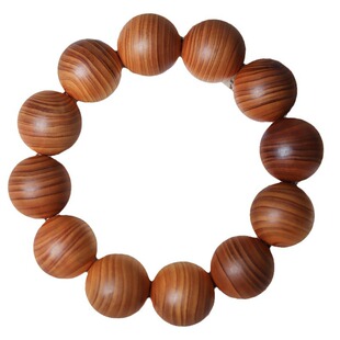 色达五明学院纯天然木质寺院念佛珠男女士诵经手链药香味做旧手串