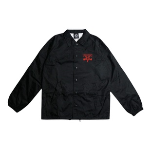 正品现货 Thrasher 超帅背后火焰教练夹克 大logo 薄款情侣外套