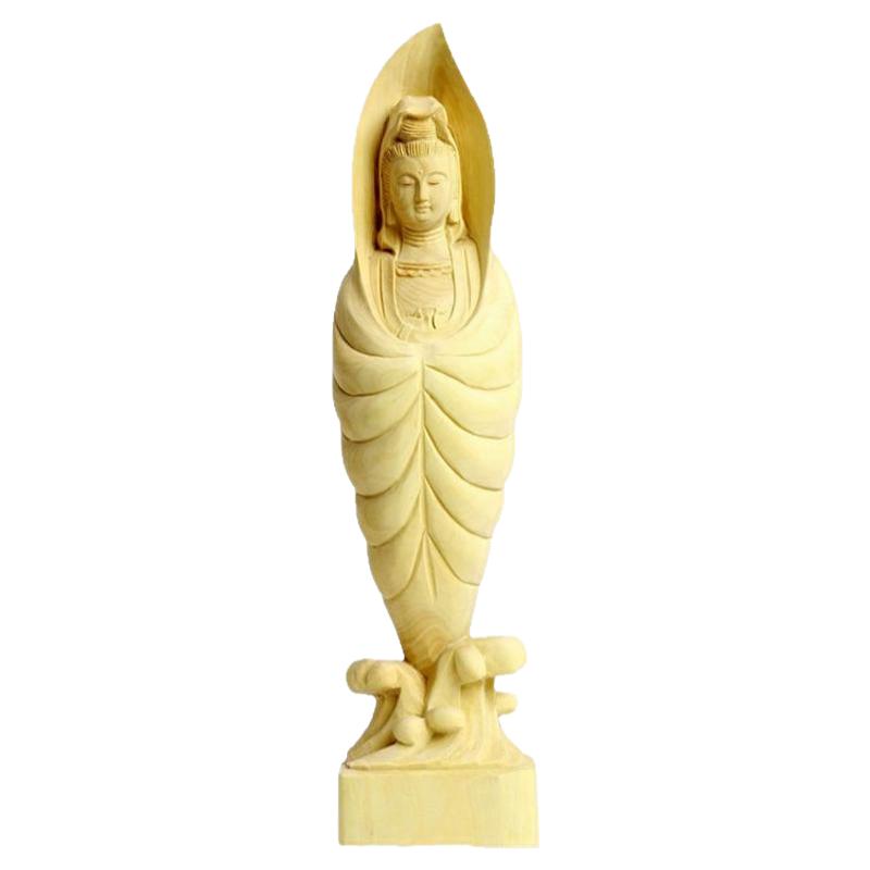 观音菩萨家居客厅玄关红木工艺品