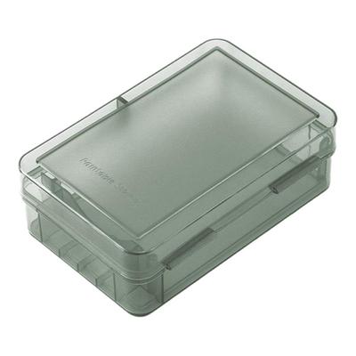 日本midori回墨印章收纳盒透明