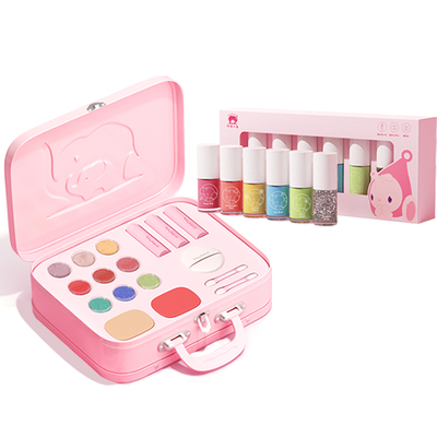 红色小象儿童指甲油美甲套装