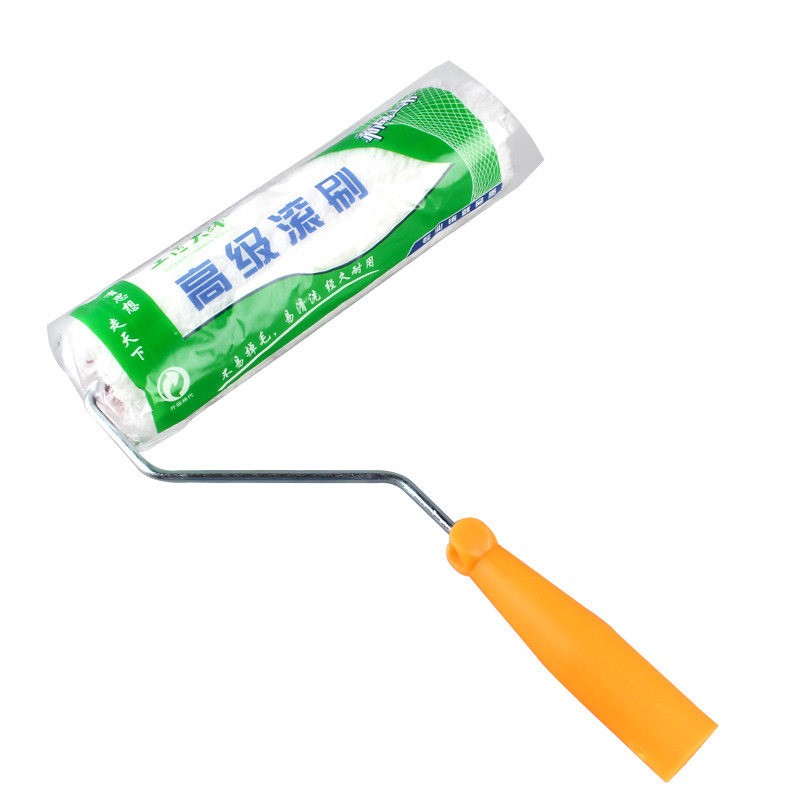 工匠大师外墙棉线滚筒刷6/8/9寸粗毛油漆防水涂料长毛滚筒刷