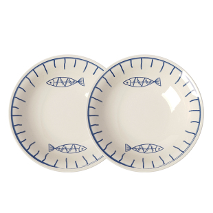 日式圆盘高级感盘子菜盘家用2026新款特别好看的陶瓷凉菜深汤盘碟