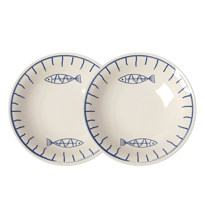 日式圆盘高级感盘子菜盘家用2026新款特别好看的陶瓷凉菜深汤盘碟