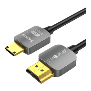 秋叶原minihdmi转hdmi线迷你微型小转大4K高清线适用佳能单反相机