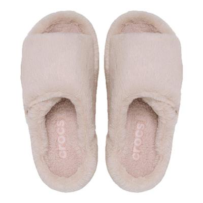 Crocs卡骆驰经典雪绒拖鞋