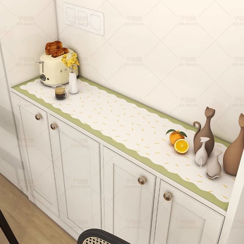 餐边柜桌垫茶几柜台面垫保护厨房垫脏酒玄关鞋柜桌布防垫子电视柜