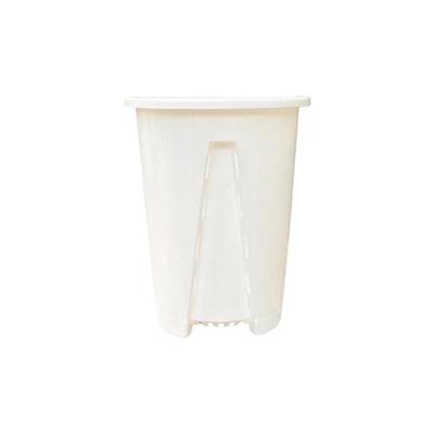 白色空气柱透气控根盆兰花盆