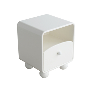 livingplus多巴胺彩色简约现代床头柜小户型卧室收纳柜床边储物柜