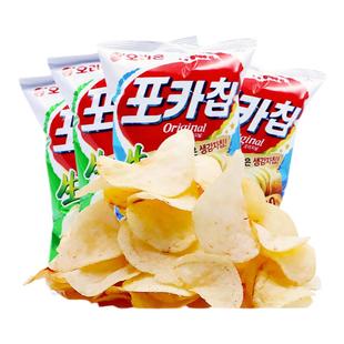 韩国进口食品好丽友生薯片原味洋葱味土豆片网红膨化零嘴小吃
