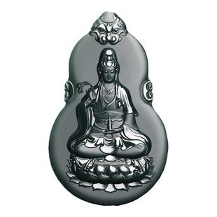 和田玉南海观音玉坠新疆青玉男士观音玉吊坠玉石菩萨玉佩玉器挂件